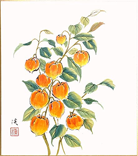 Amazon｜奥田 渓「 ほおずき 」 (1) 色紙絵｜アートワーク・ポスター